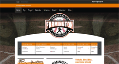 Desktop Screenshot of farmingtonyouthbaseball.com